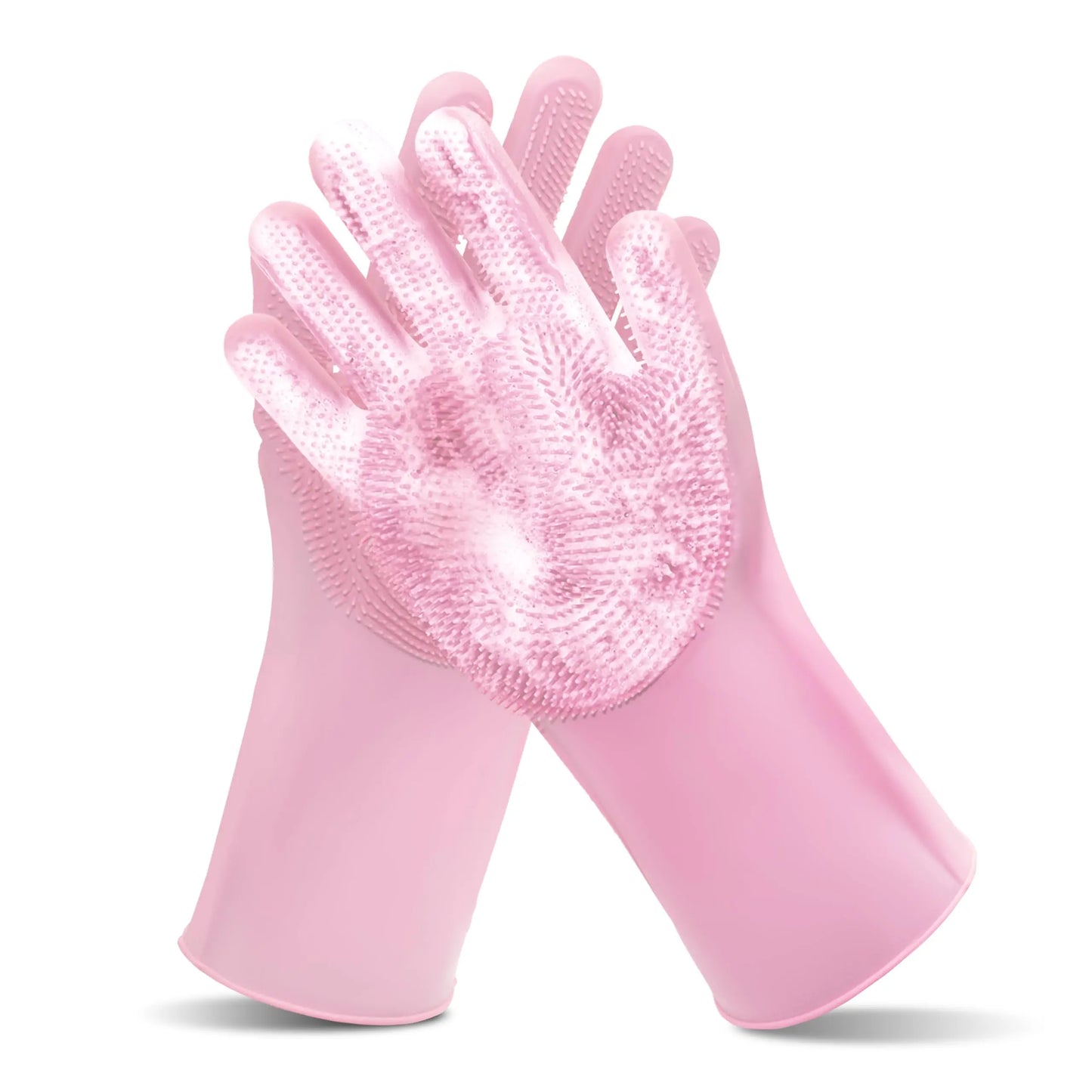 Silicone Pet Grooming Bathing Gloves For Dogs And Cats