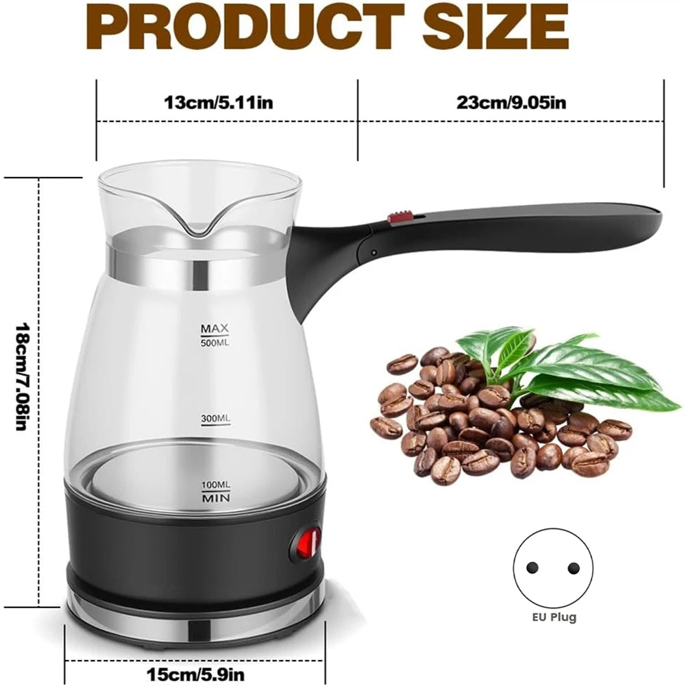 FGHGF Electric Turkish Coffee Maker With Handle