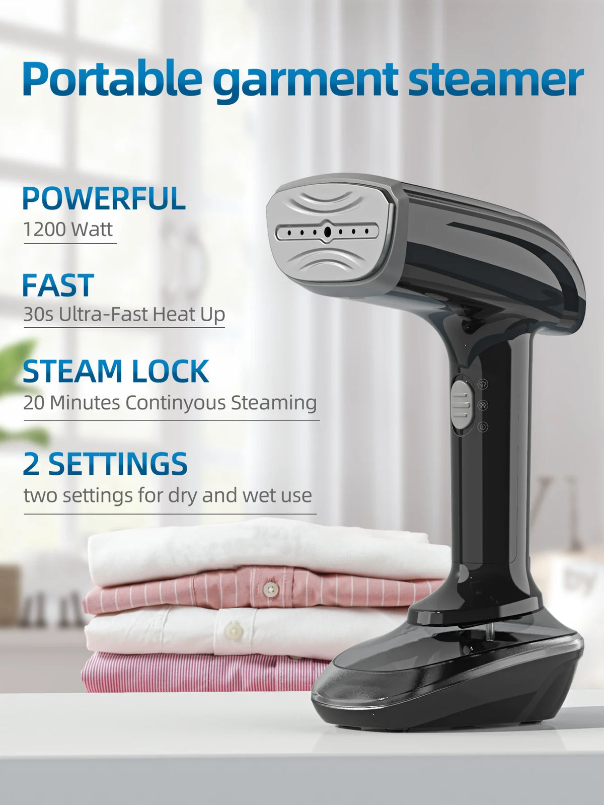 Portable Handheld Garment Steamer And Iron