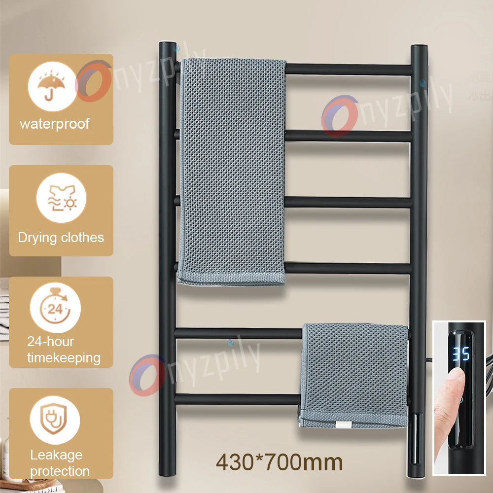 Onyzpily Heated Towel Rack With Display 304 Stainless