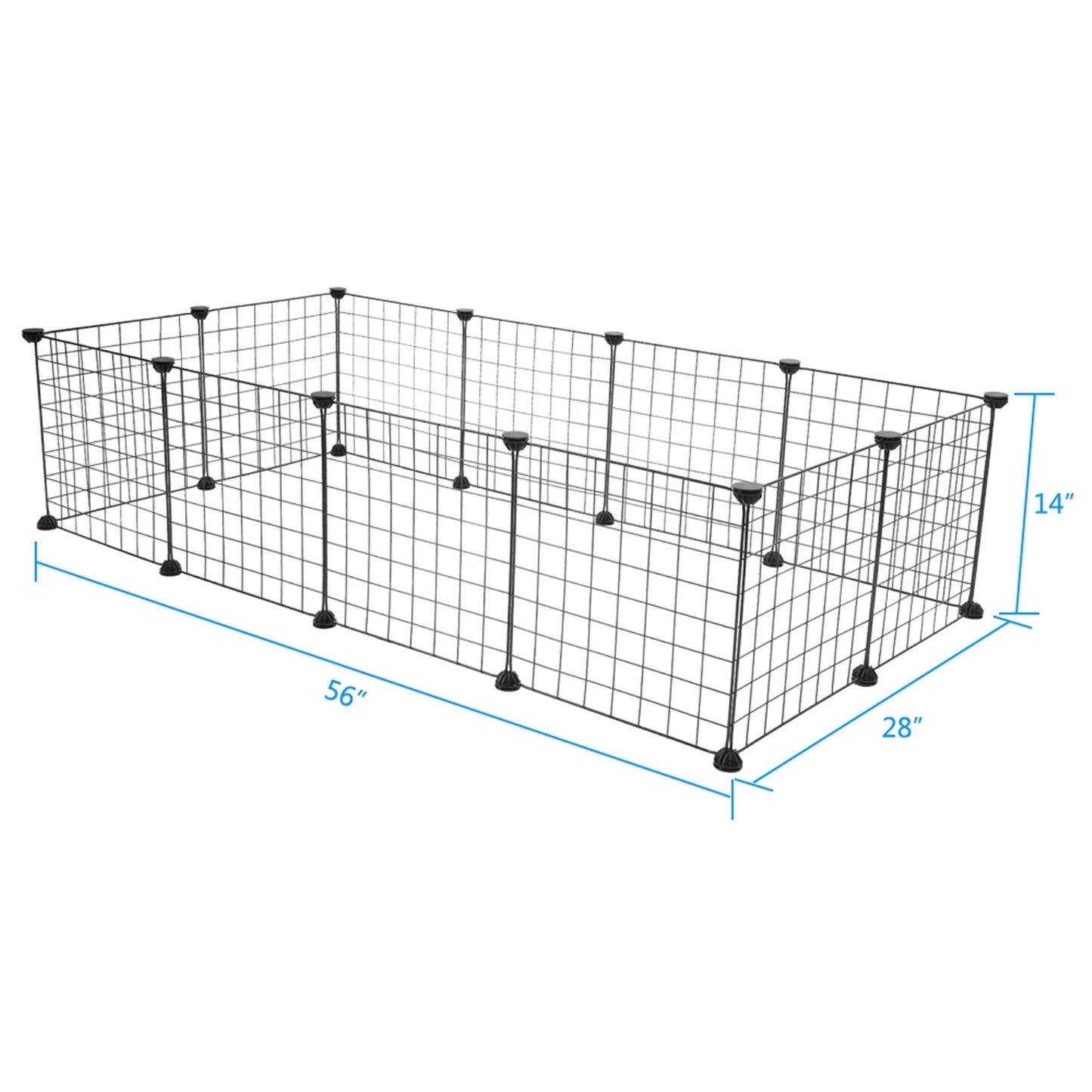 Pet Playpen Small Animal Cage Indoor Portable Metal Fence