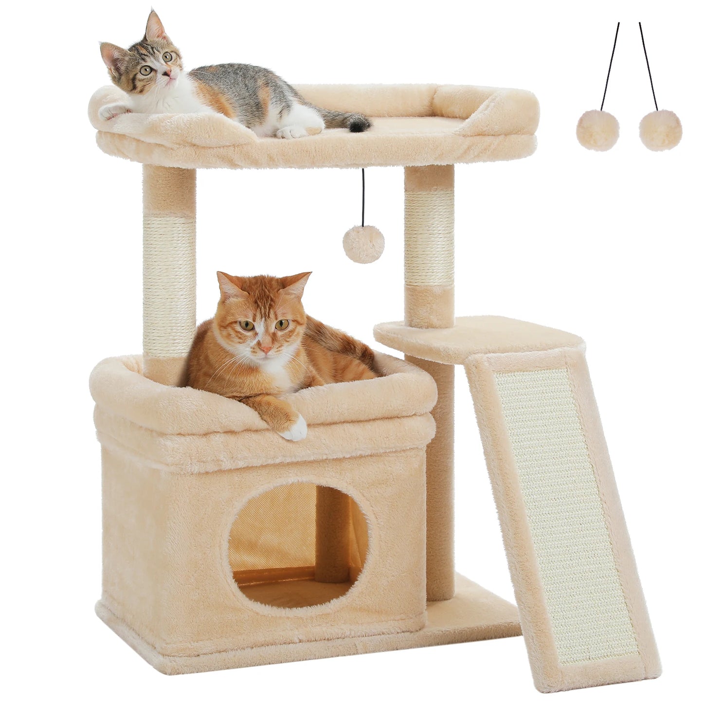 PAWZ Road Small Cat Tree Indoor Tower Scratching Post