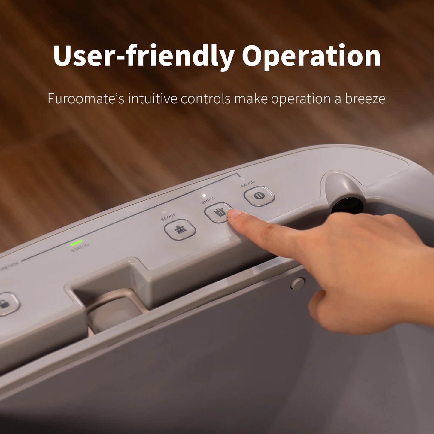 Furoomate F6 Self Cleaning Litter Box Open Top Cat