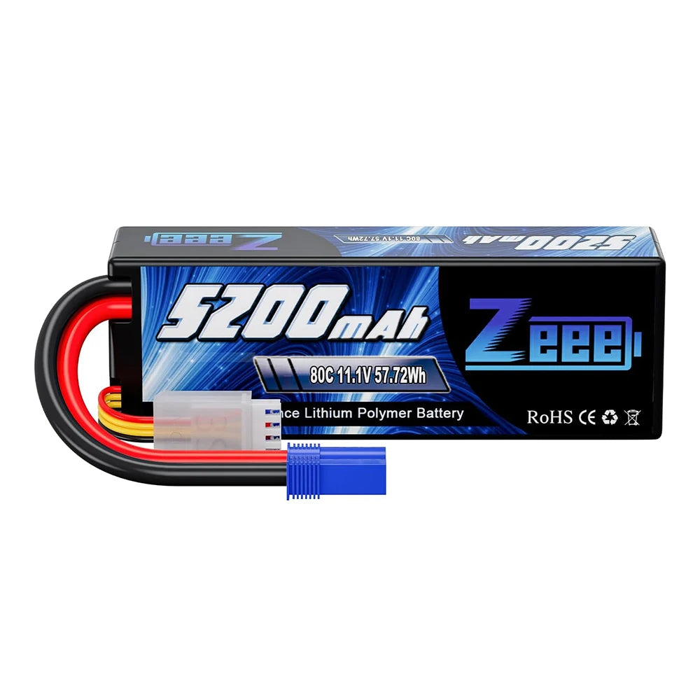 Zeee Hardcase LiPo Battery With Deans Plug For RC Cars
