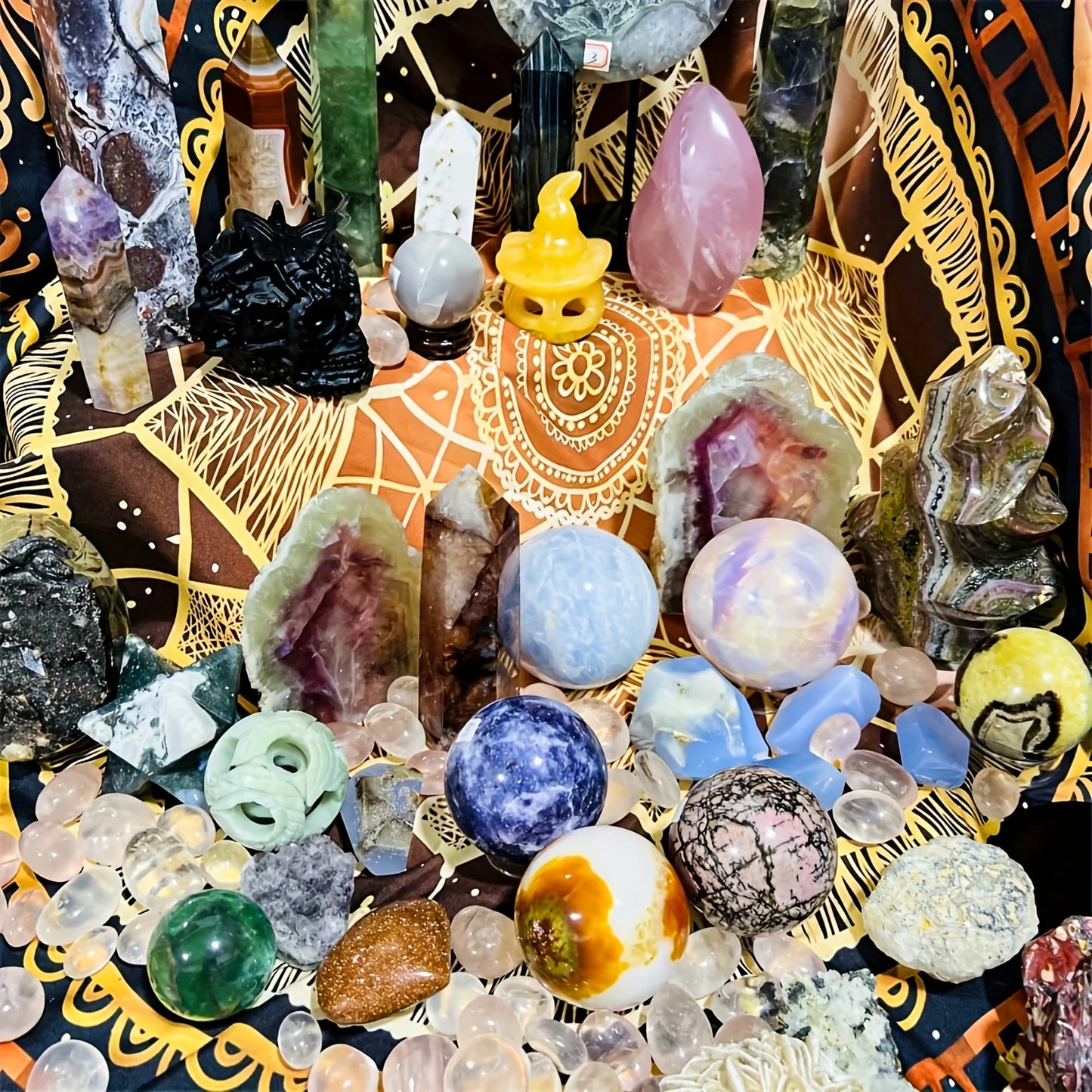 CrystalHola Mixed Raw Stone Gift Box Collection