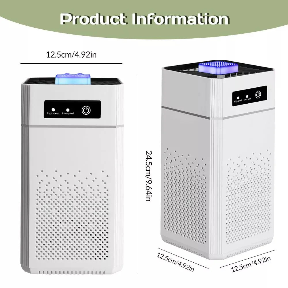 HEPA Air Purifier for Dust Smoke Odors and Allergens