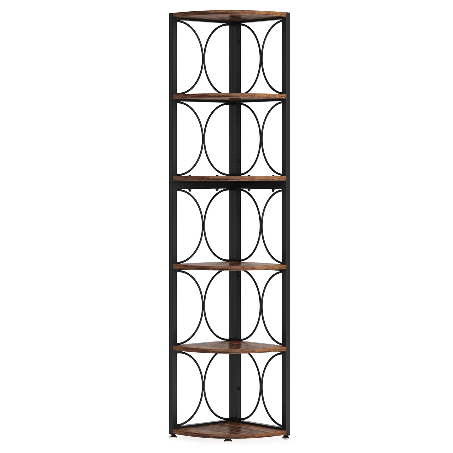 Tribesigns 6 Tier Tall Corner Shelf Storage Rack