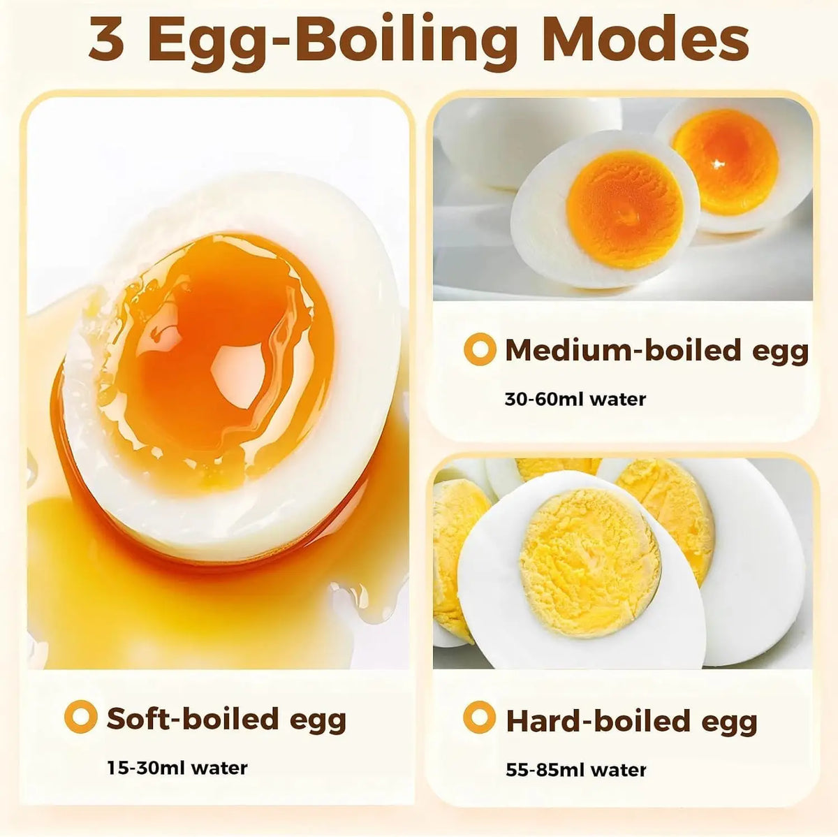 OSTBA Electric Egg Cooker for Boiled Eggs