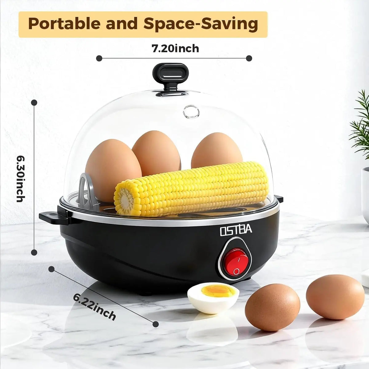 OSTBA Electric Egg Cooker for Boiled Eggs