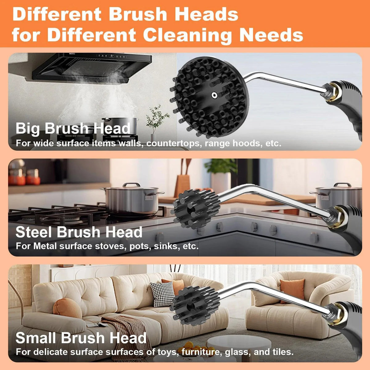 Portable High Pressure Steam Cleaner For Home And Auto