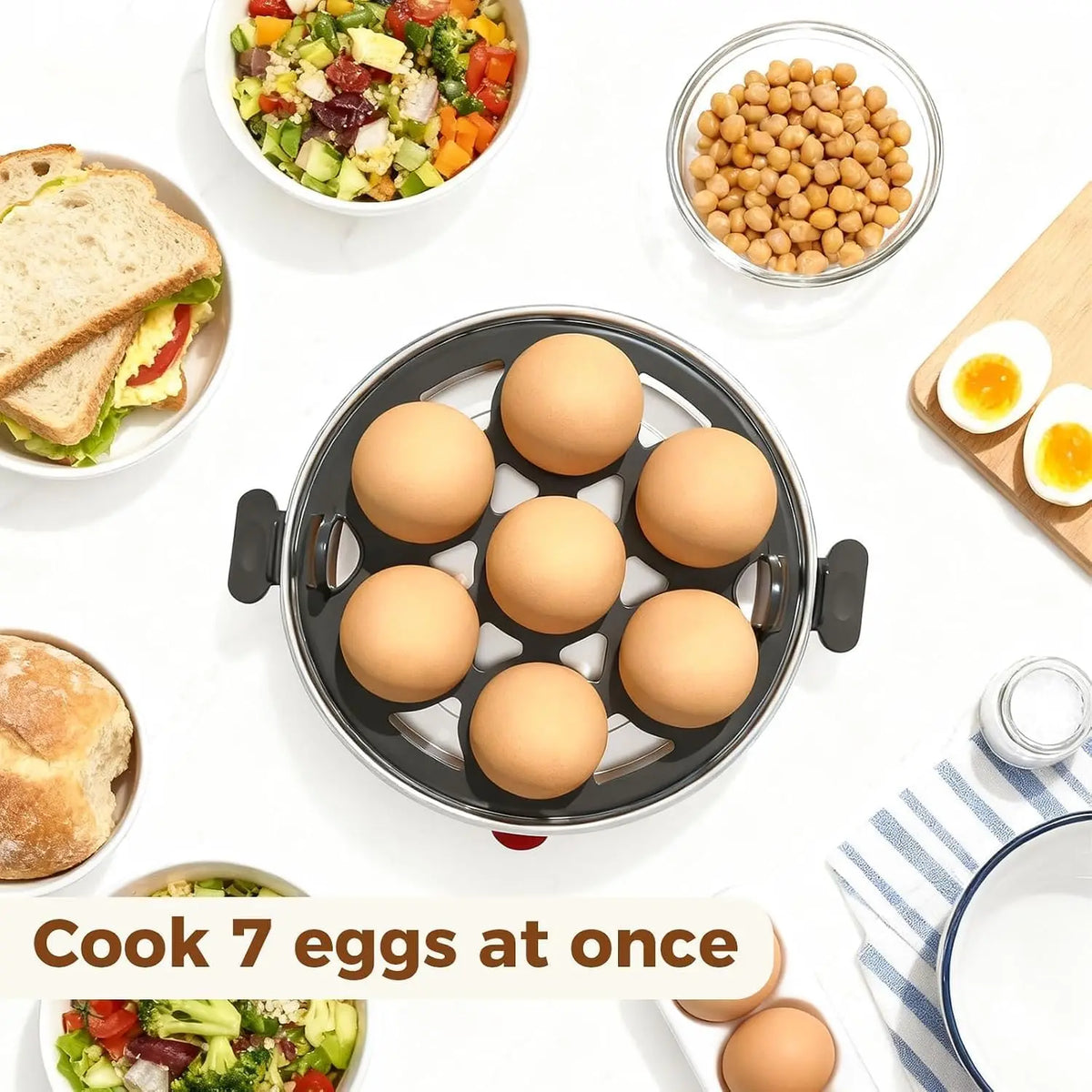 OSTBA Electric Egg Cooker for Boiled Eggs