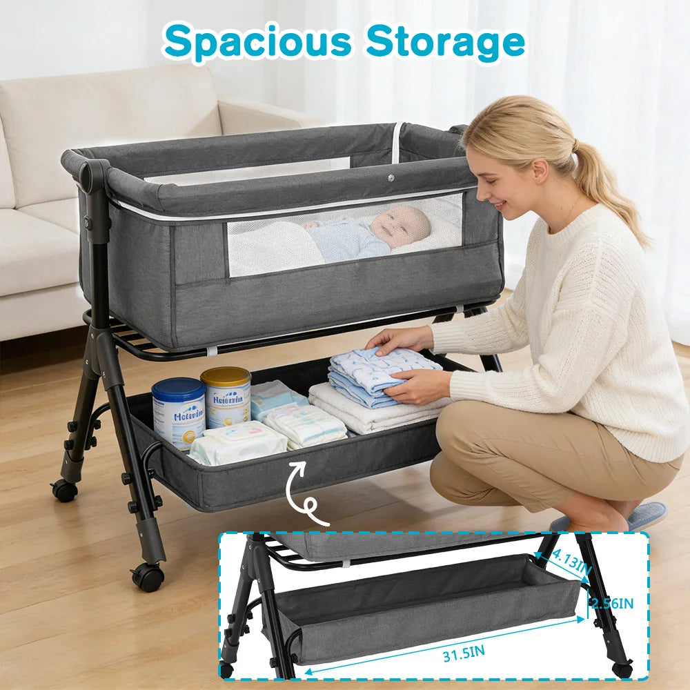 Portable Three In One Baby Bassinet Bedside Sleeper