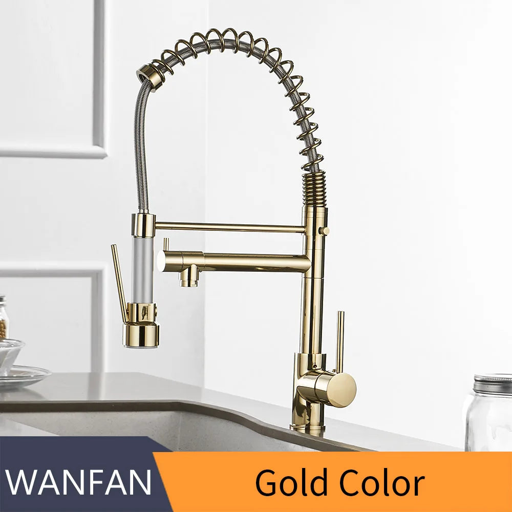 Kitchen Faucet With Single Pull Out Sprout