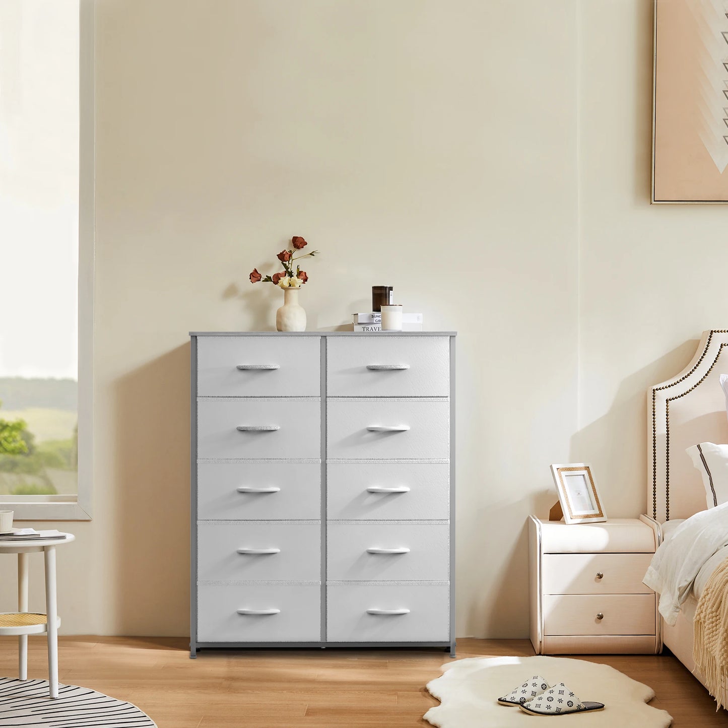 JHK Modern Bedroom Wardrobe Chest With Drawers