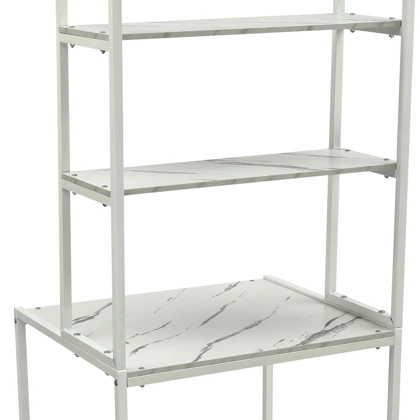 Three-Tier Over Washer Storage Shelf for Towels and Clothes