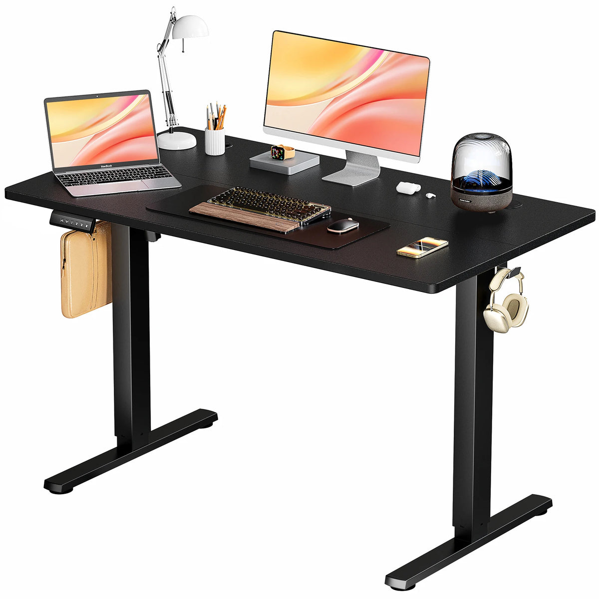 JHK Electric Adjustable Height Sit Stand Office Desk