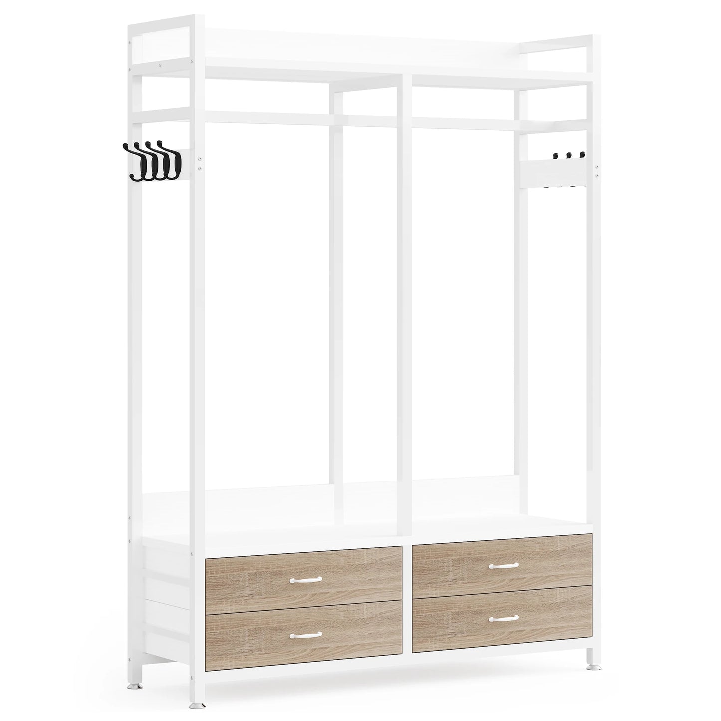 Tribesigns Freestanding Closet Organizer With Drawers