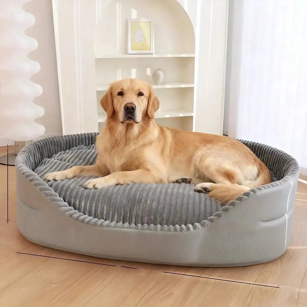 Plush Cotton Pet Bed For Dogs And Cats Indoor Comfort