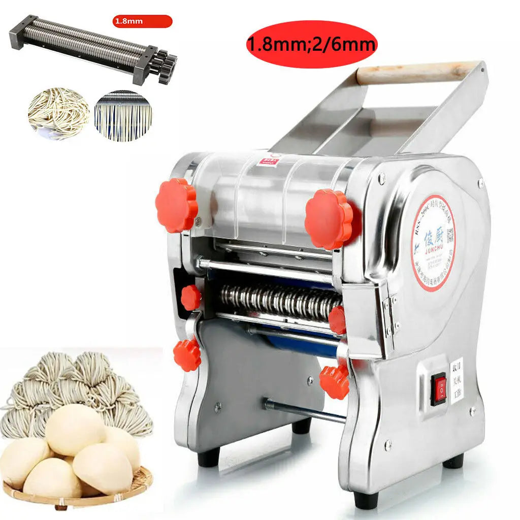 Electric Pasta Noodle Maker 550W Stainless Steel Dual Knife