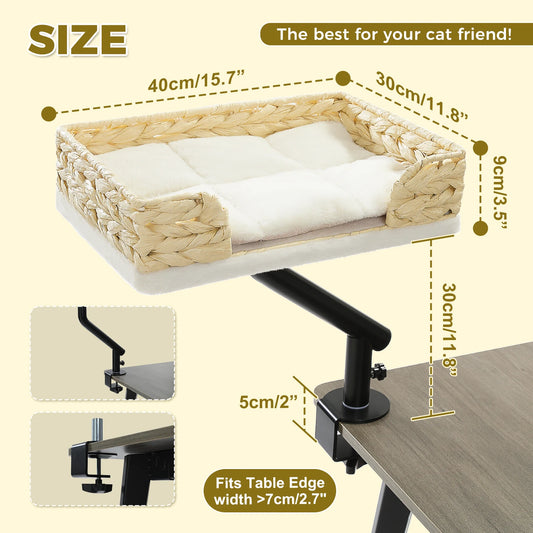 PAWZ Road Cat Desk Bed Rotatable Stand Adjustable Hammock