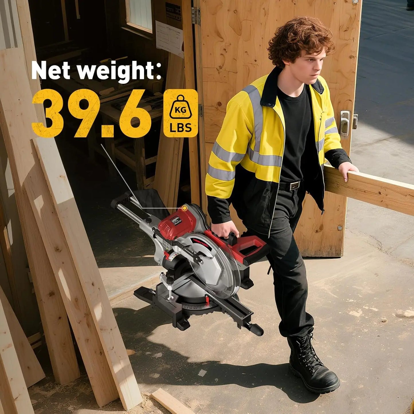 Marvtool Sliding Compound Miter Saw JS-1207C3