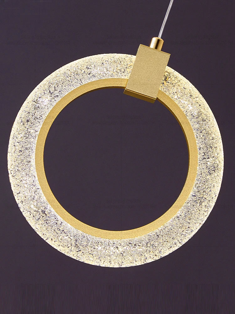 Campeggi LED Circular Chandelier Pendant Light Living Room