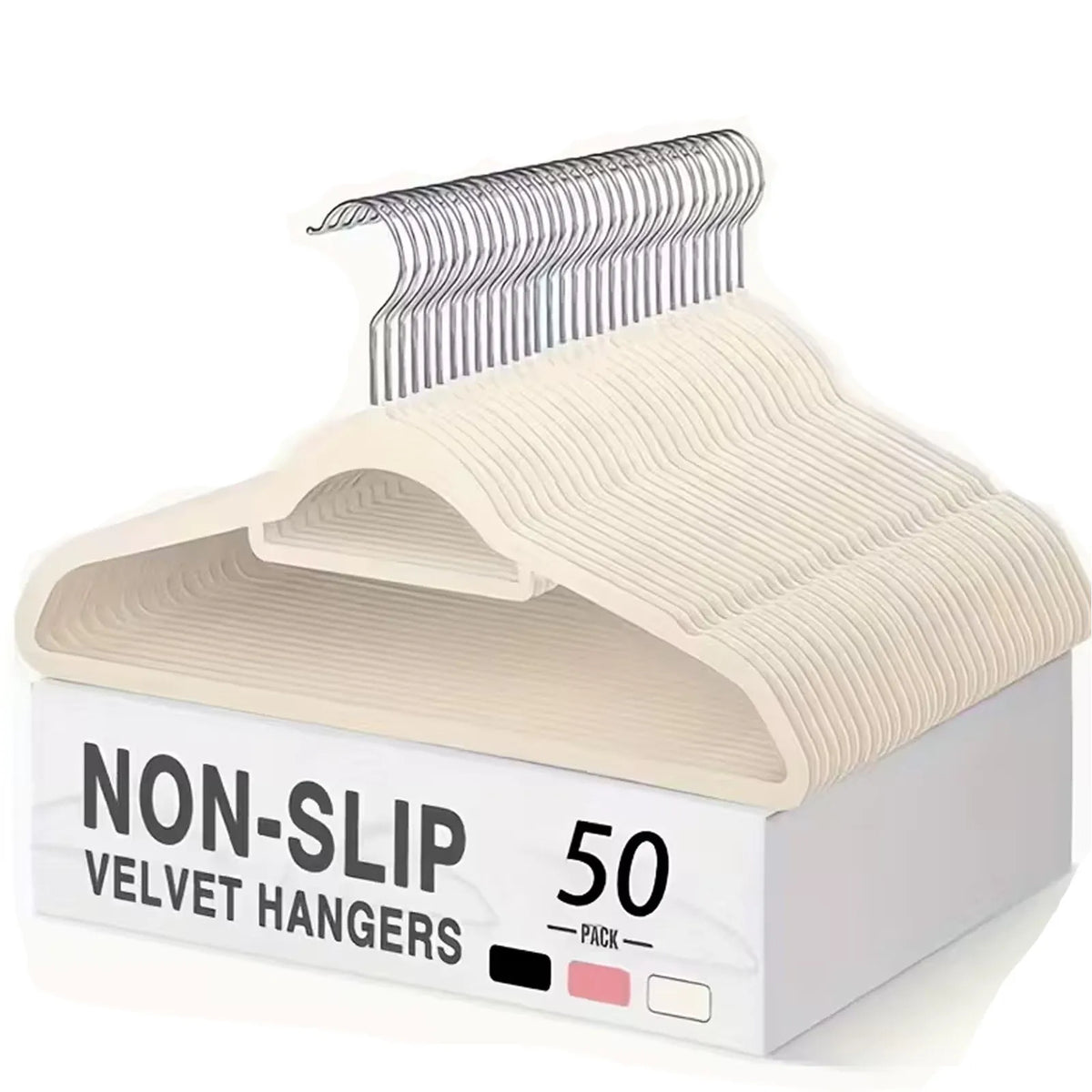 Premium Non Slip Velvet Hangers With Rotating Hooks