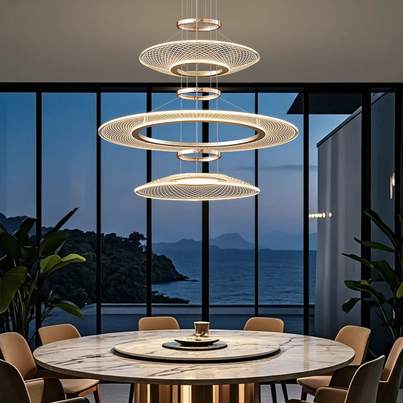 Yingxuan LED Living Room Pendant Light Ceiling Chandelier