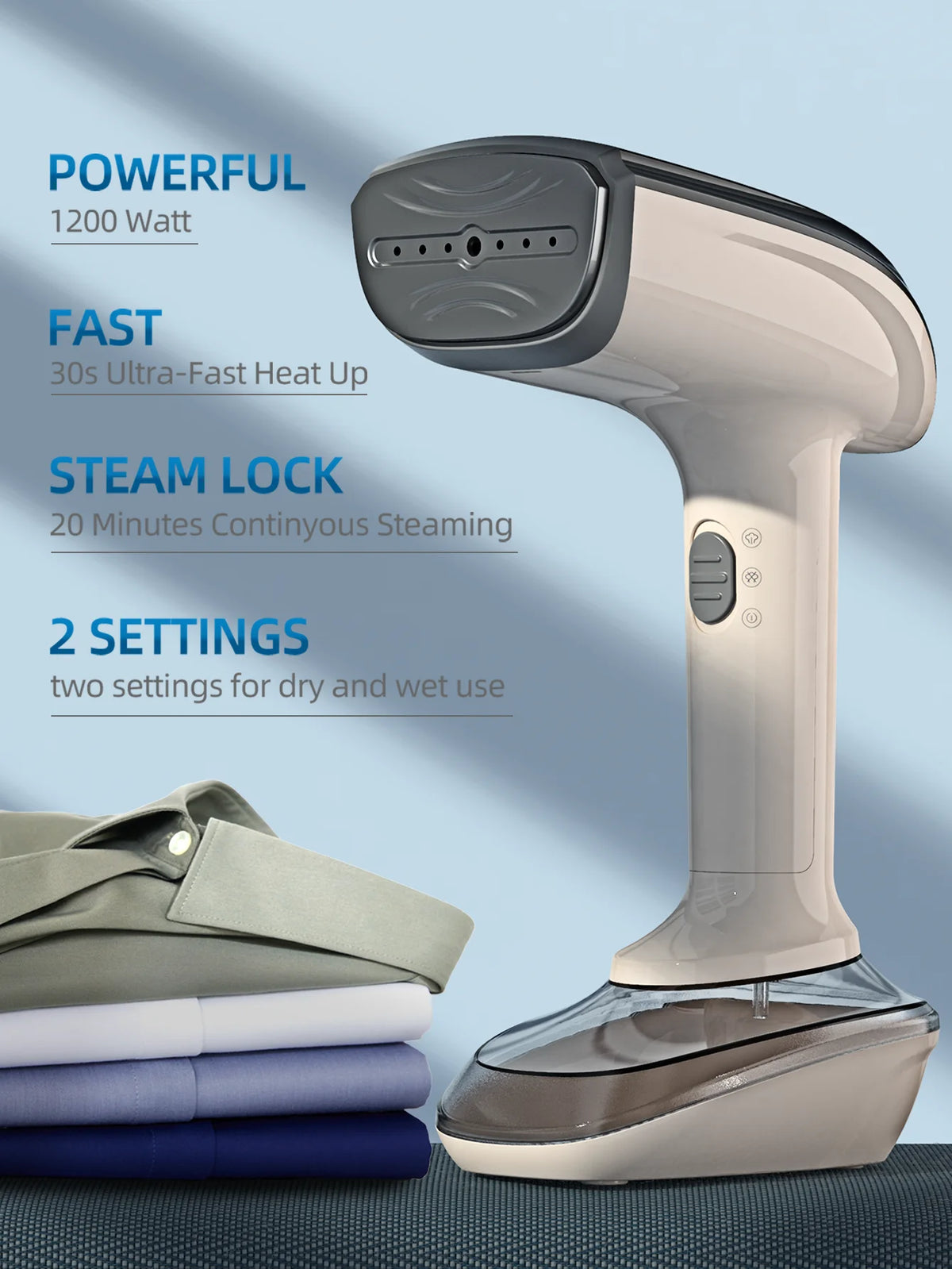 Portable Handheld Garment Steamer And Iron