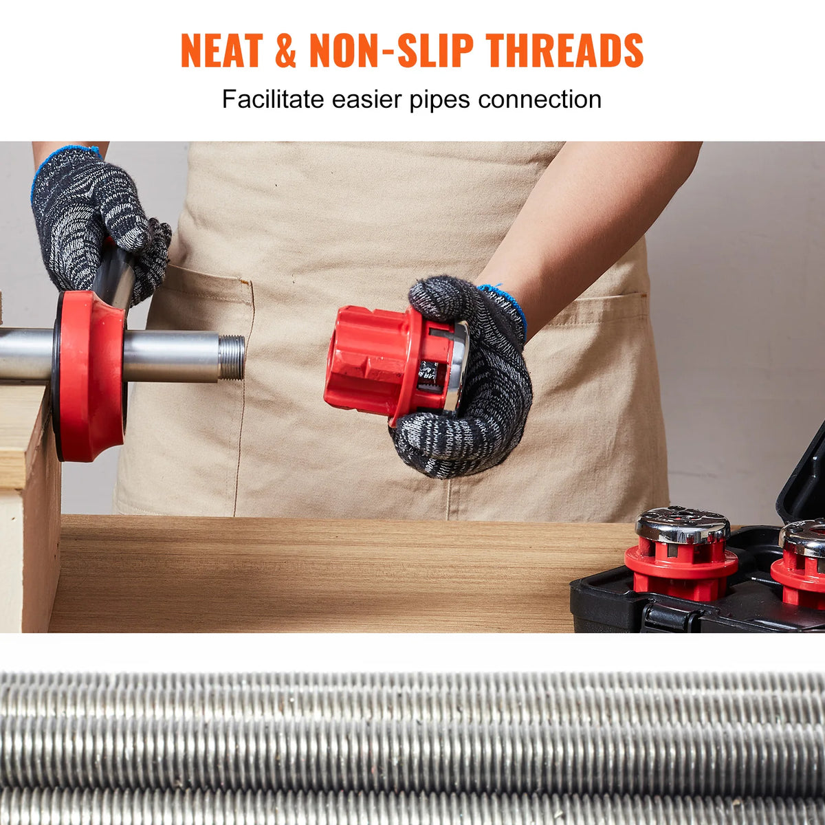 SucceBuy Manual Ratcheting Pipe Threader Tool Set
