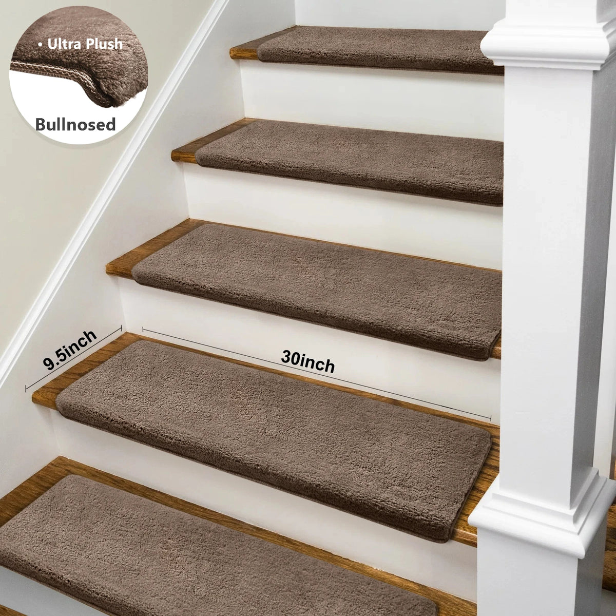 Non-Slip Washable Carpet Stair Treads for Safer Steps