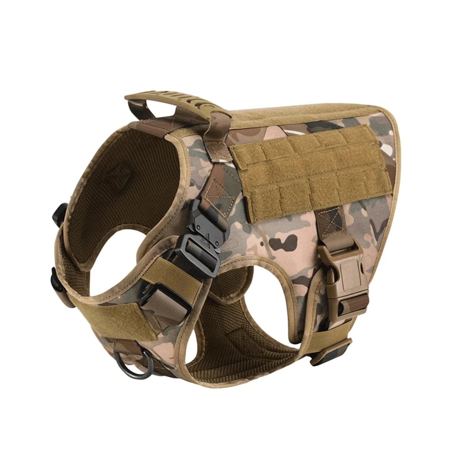 Shandong Nylon Tactical Dog Harness With Molle Pouches