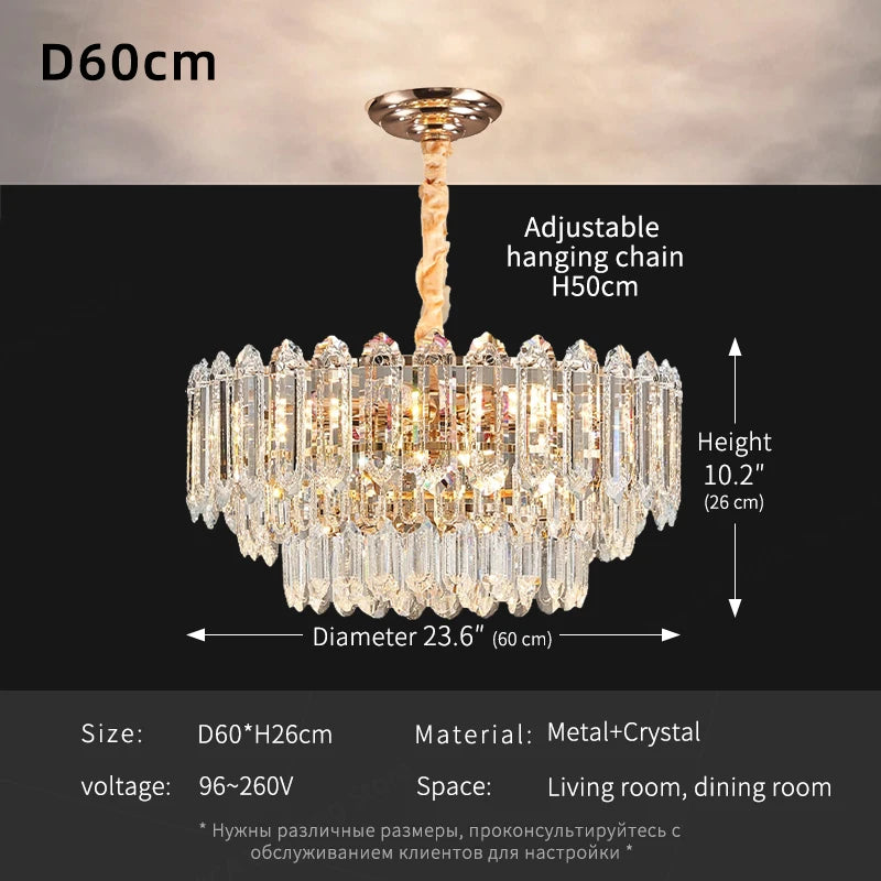Ludovica Modern LED Ceiling Hanging Lamp Chandelier
