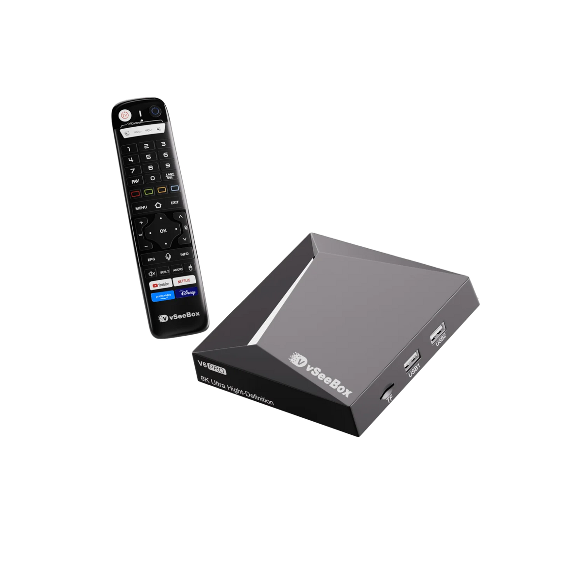 Vseebox V6 Pro Android 14 8K HDR Streaming TV Box
