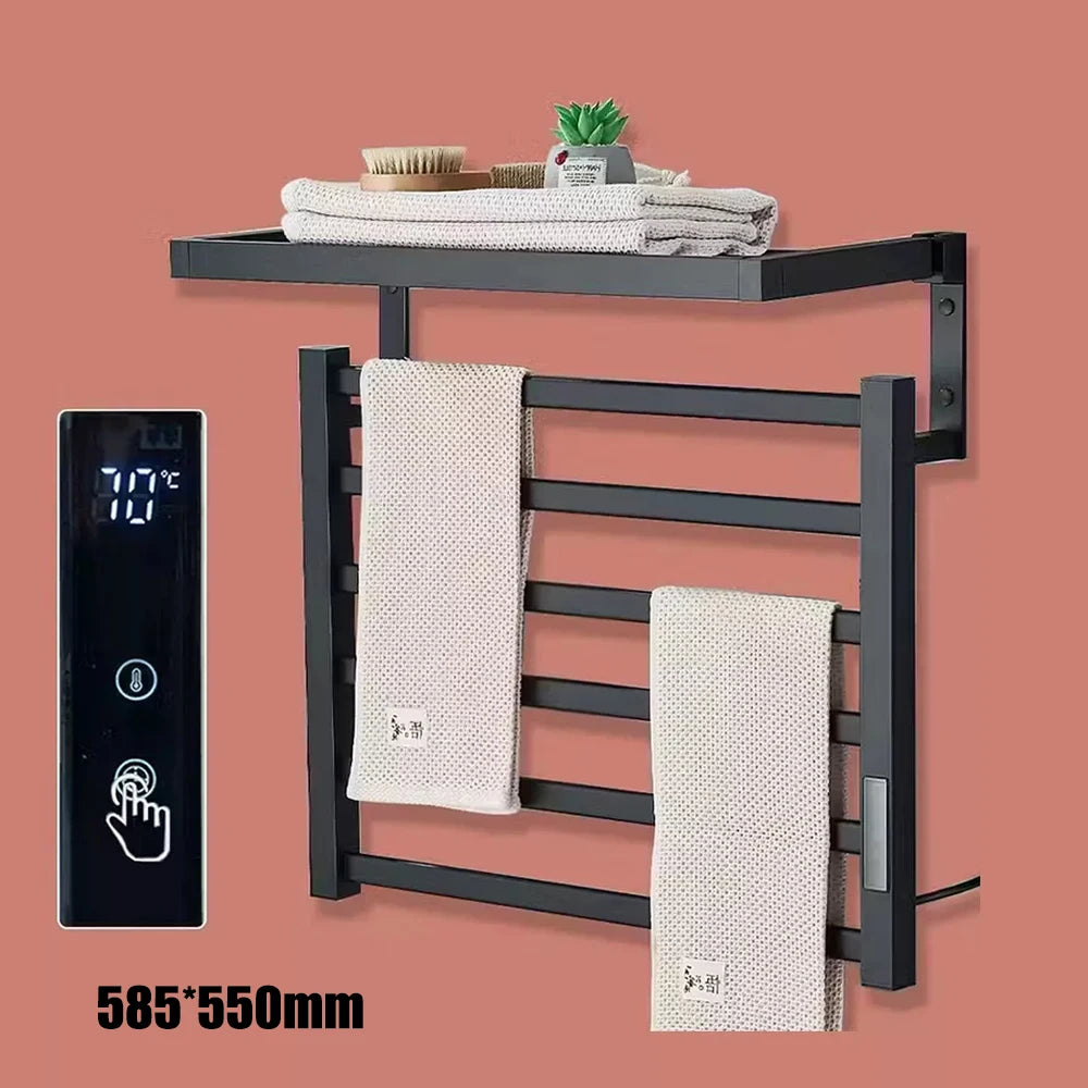 Onyzpily Heated Towel Rack With Display 304 Stainless
