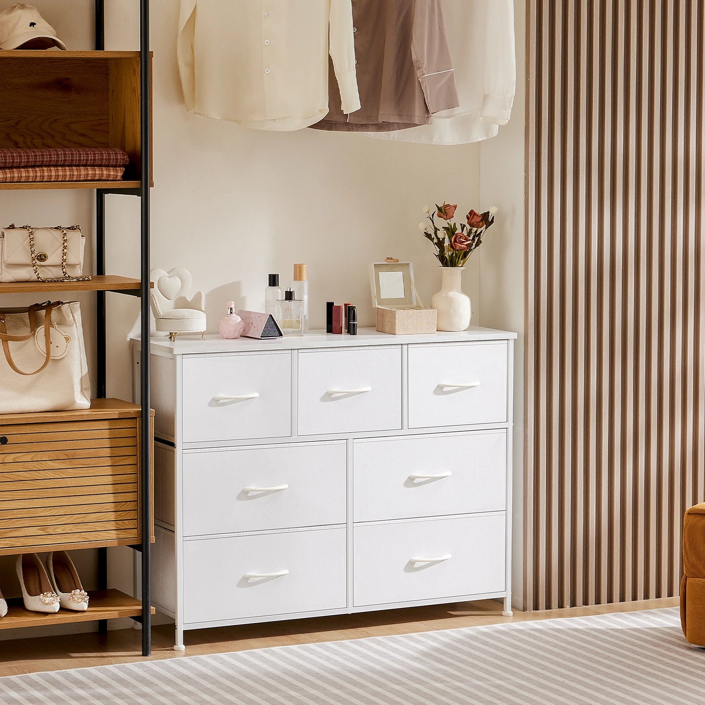 JHK Modern Bedroom Wardrobe Chest With Drawers