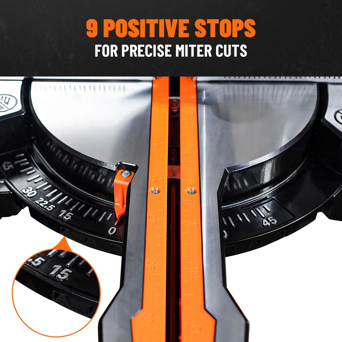 Dovaman Dual Bevel Sliding Miter Saw With Laser