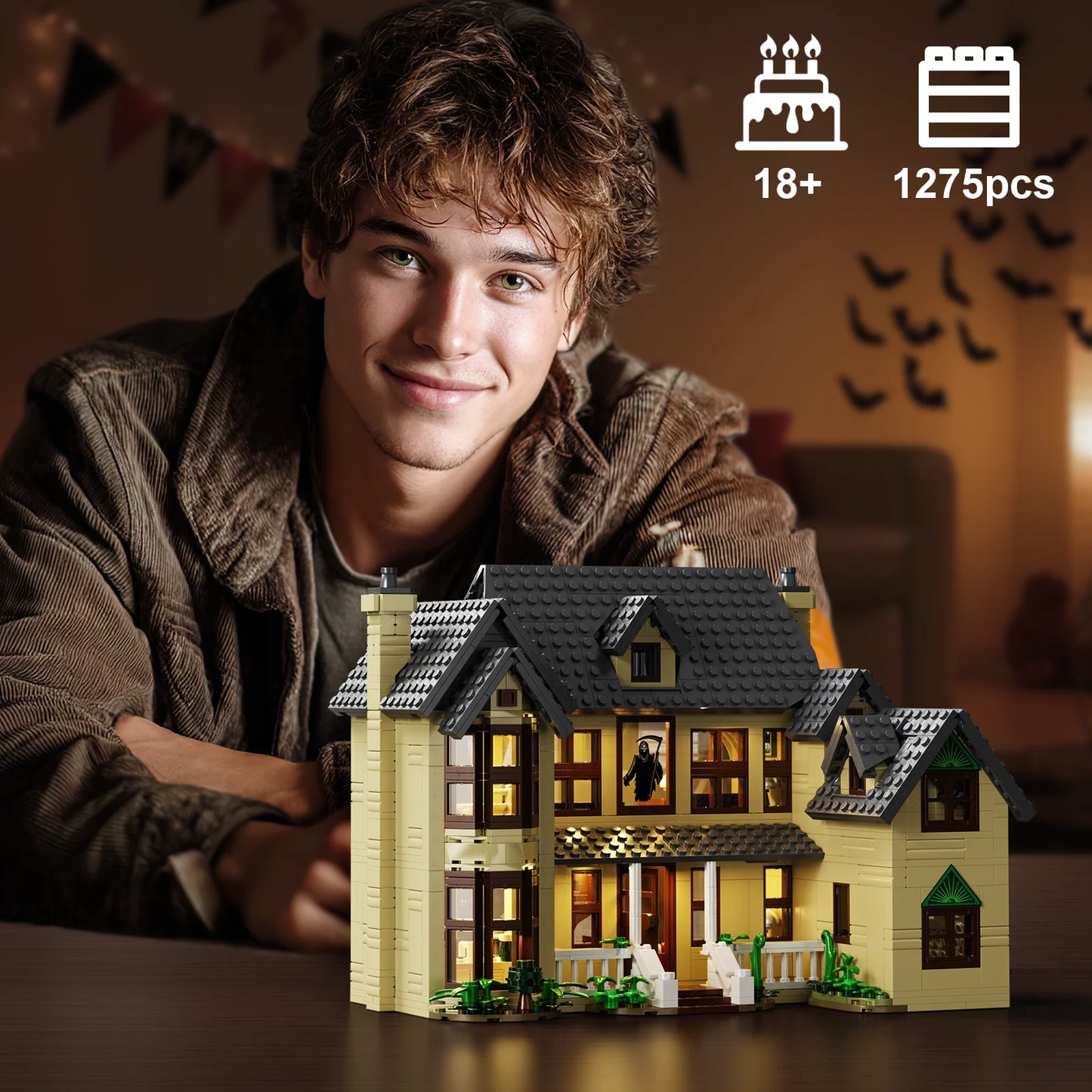Horror House Building Block Set Haunted House For Halloween