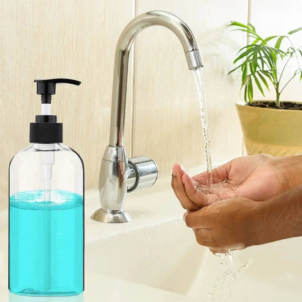 Plastic Pump Bottles 4 Pack BPA Free Dispensers