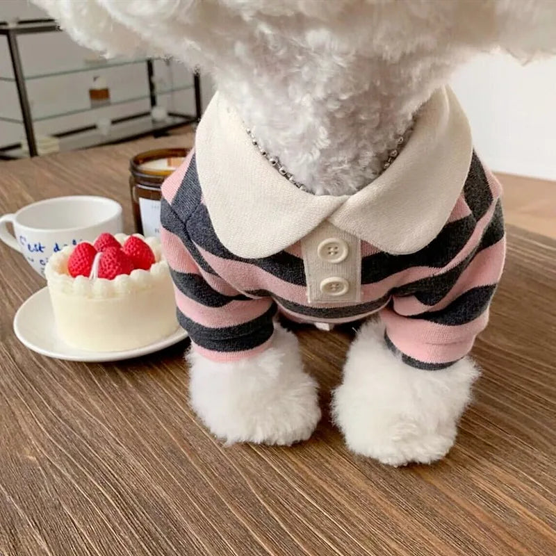Breathable Polo Shirt For Dogs Vest Costume