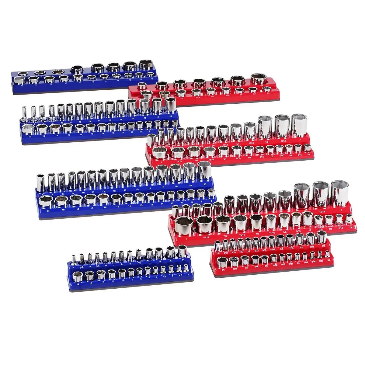 SucceBuy Magnetic Socket Organizer Set for Tools