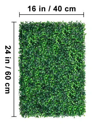 SucceBuy Boxwood Hedge Wall Panels Artificial Grass Backdrop