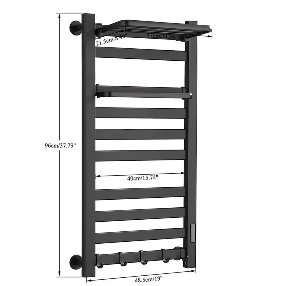 Onyzpily Heated Towel Rack With Display 304 Stainless