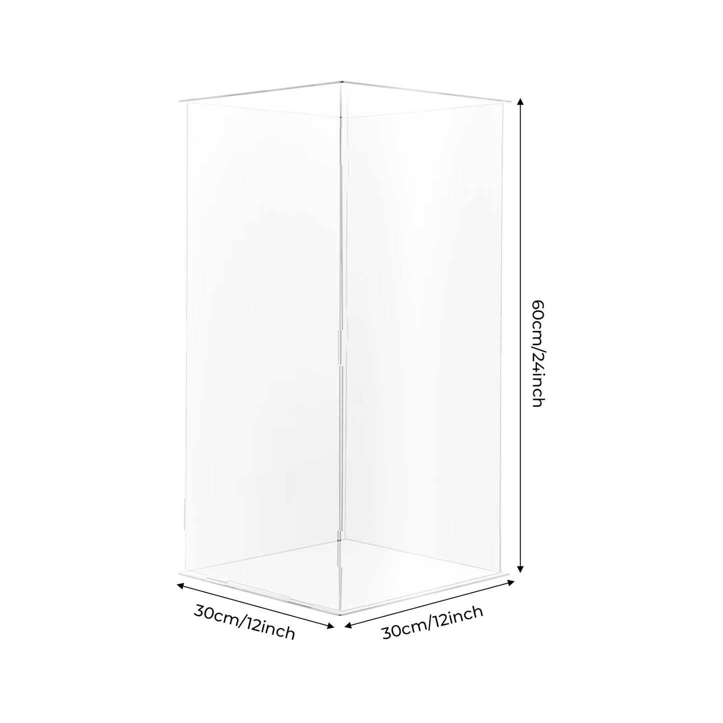 Bymaocar Acrylic Display Stand Freestanding Case For Figures