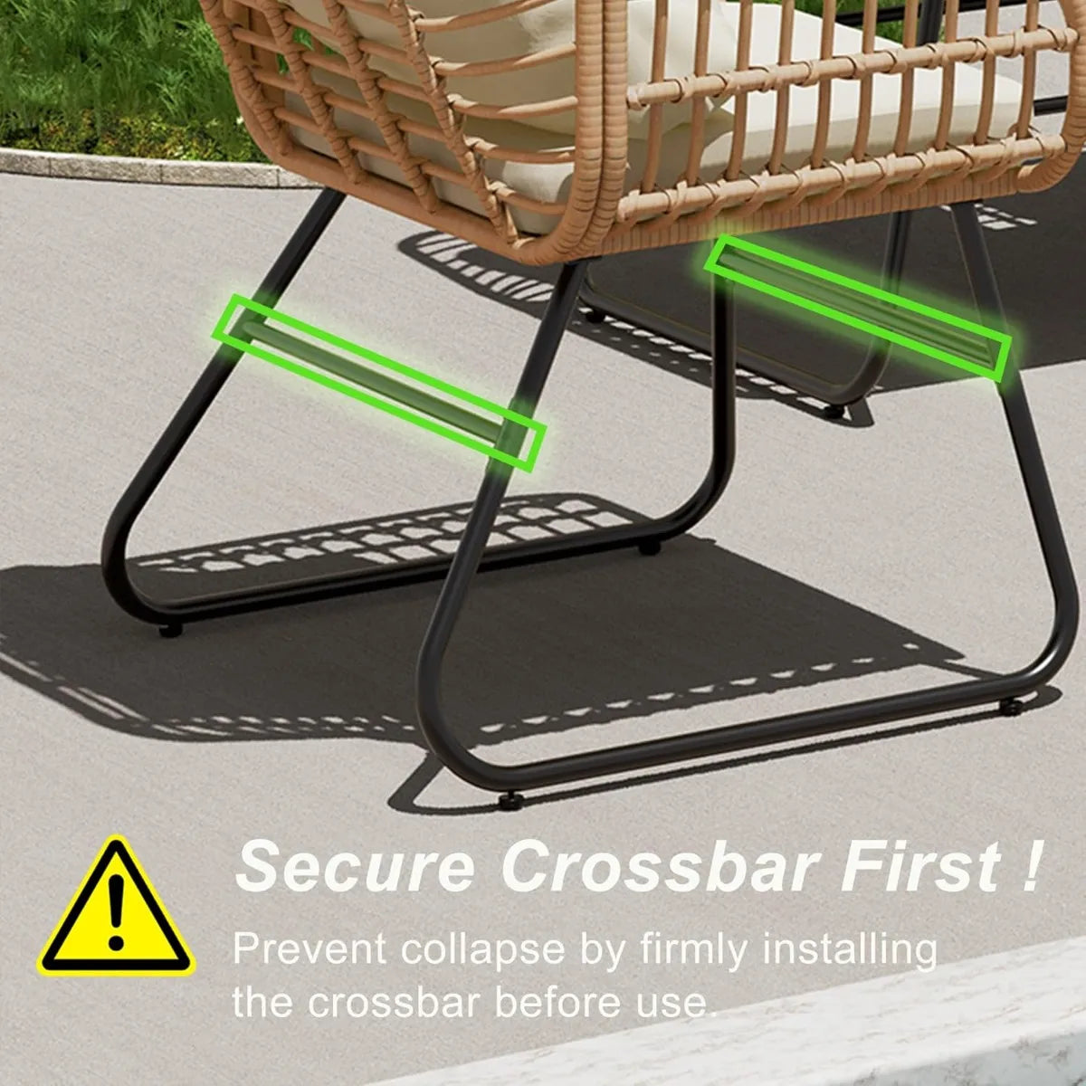 4-Piece Wicker Outdoor Patio Furniture Set with Cushions & Tempered Glass Table, All-Weather Rattan Bistro Set with Loveseat