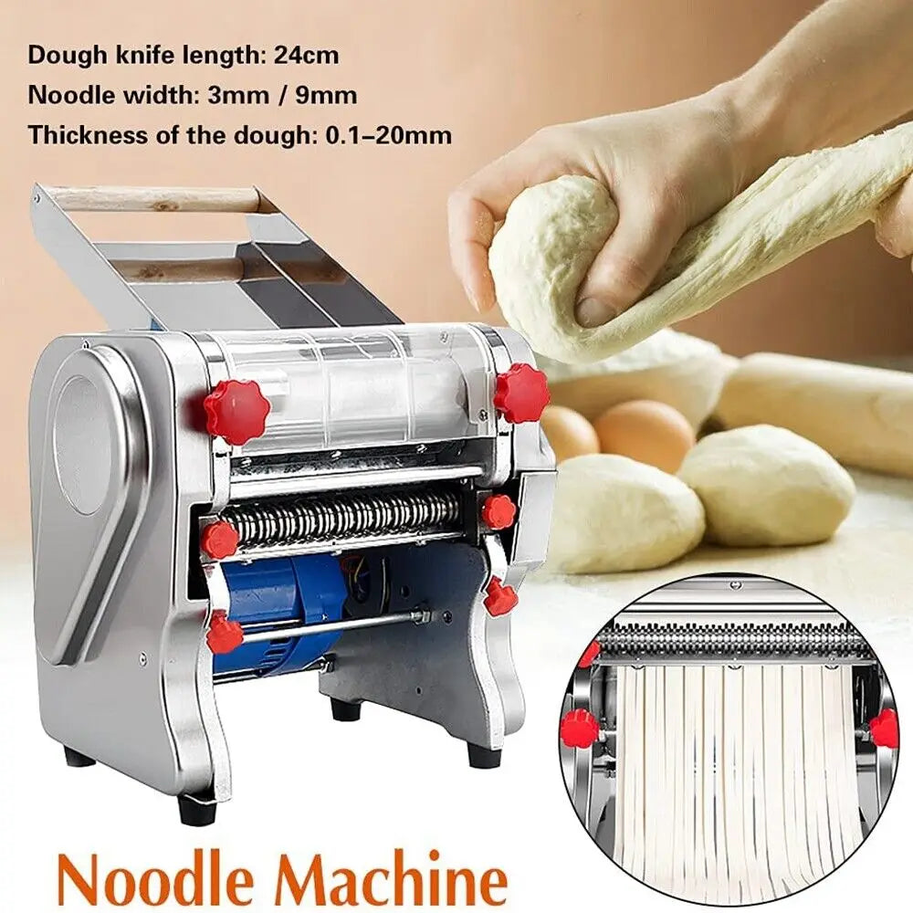 550W Electric Pasta Maker Noodle Machine Stainless Steel