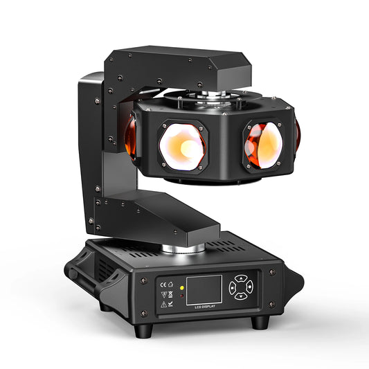 Yiflamefly 240W Beam Moving Head Lights RGBW DJ Stage Light