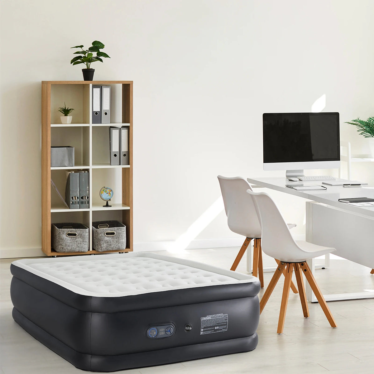 MCQ Air Mattress With Built In Pump And Memory Foam