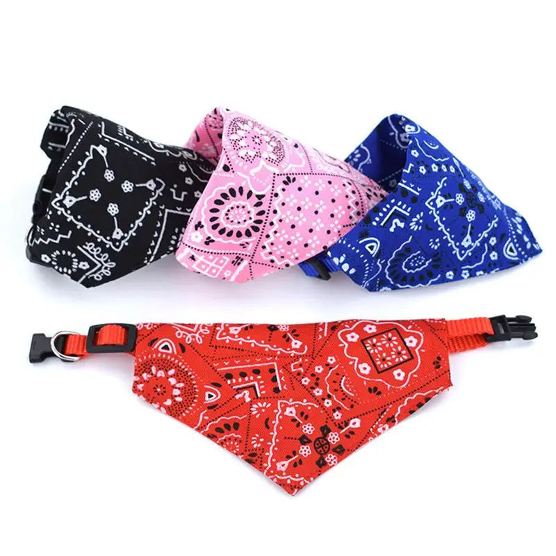 Cat Collar Adjustable Necktie Scarf Bandana For Pets