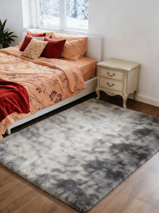 Ultra Soft Shag Rug For Living Room Polyester Furry